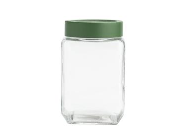 Zdjęcie: Pojemnik kwadratowy z zieloną pokrywką 700 ml ALTOM DESIGN