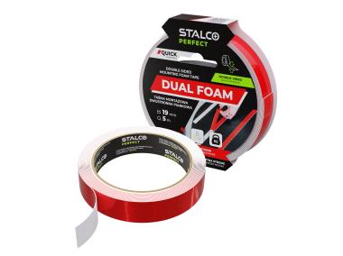 Zdjęcie: Taśma montażowa dwustronna, piankowa 19 mm x 5 m STALCO PERFECT