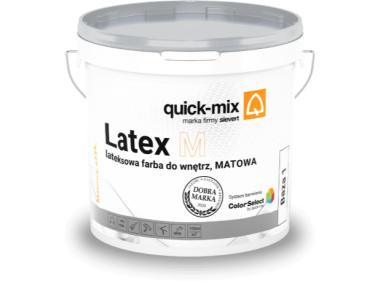 Zdjęcie: Farba do wnętrz Latex M lateksowa matowa 10 L QUICK-MIX