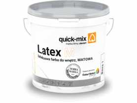 Farba do wnętrz Latex M lateksowa matowa 10 L QUICK-MIX
