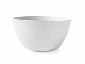 Doniczka misa 25,5x25,5x12,7 cm ekologiczna biała TIN TOURS