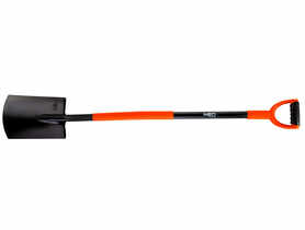 Szpadel hartowany, metalowy trzonek, prosty NEO