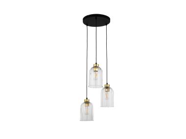 Zdjęcie: Lampa wisząca Satipo transparent 3 x E27 5627 TK LIGHTING