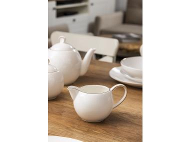 Zdjęcie: Mlecznik 380 ml porcelana kremowa new Bella złota linia ALTOMDESIGN