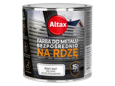 Zdjęcie: Farba do metalu 0,25 L biały mat ALTAX