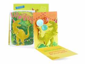 Karnet PU-019 Twoje urodziny - dinozaur KUKARTKA