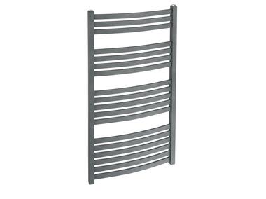 Zdjęcie: Grzejnik łazienkowy PSB Lupo 106x53 cm 570 W czarny grafit RADECO