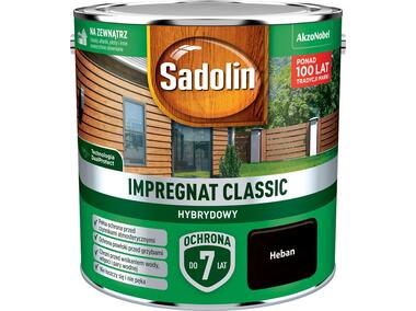 Zdjęcie: Impregnat Classic Hybrydowy heban 2,5 L SADOLIN