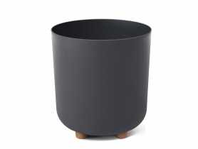 Donica Sofia 24 cm antracytowa LAMELA PLASTIC