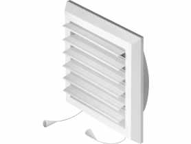 Osłona wentylacyjna 14x14 TŻRS. fi125 brąz AWENTA