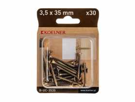 Wkręt utwardzany do drewna 3,5x35 mm blister 30 szt. KOELNER