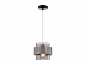 Lampa wisząca Spiega 1-punktowa czarno-satynowa CANDELLUX