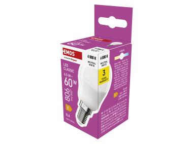 Zdjęcie: Żarówka LED G45 6,5 W 806 lm E14 światło neutralne EMOS