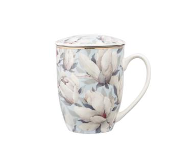 Zdjęcie: Kubek Magnolia błękitna 350 ml z pokrywką i zaparzaczem ALTOM DESIGN