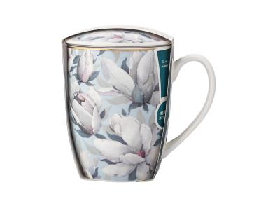 Zdjęcie: Kubek Magnolia błękitna 350 ml z pokrywką i zaparzaczem ALTOM DESIGN