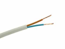 Przewód elektryczny OMYp 2x0,75 biały (szpula 250) ELEKTROKABEL