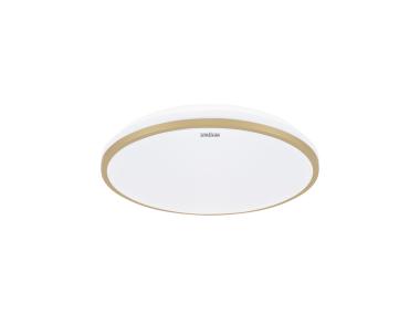 Zdjęcie: Plafoniera SMD LED Linus LED C 12 W NW kolor złoty STRUHM