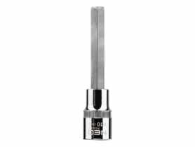 Końcówka sześciokątna na nasadce 1/2", H10 x 100 mm NEO
