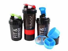 Shaker sportowy 0,5 L multikolor FRESH