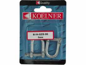 Szekle do lin m6-blister 2 szt. KOELNER