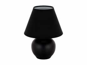Lampka stołowa Gala E14 kolor czarny max 25 W STRUHM