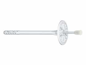 Kołek styropianowy łącznik wbijany z trzpieniem stalowym LMX 10x120 mm  - 200 szt. WKRĘT-MET