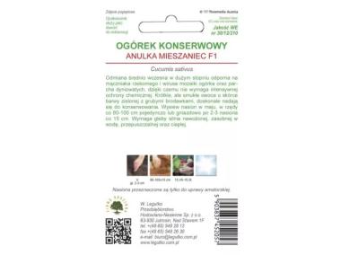 Zdjęcie: Ogórek Anulka F1 3 g W.LEGUTKO
