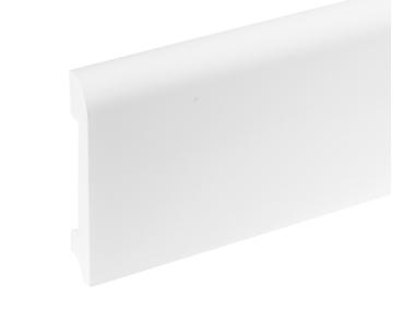 Zdjęcie: Listwa przypodłogowa 78x13 mm  - 2,44 m biały farba podkładowa CEZAR