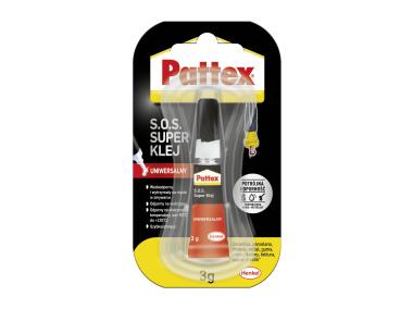 Zdjęcie: Klej S.O.S. Super Klej Uniwersalny 3 g PATTEX