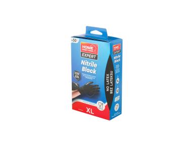 Zdjęcie: Rękawice nitrylowe Black Expert XL 50 sztuk HOME SWEET HOME