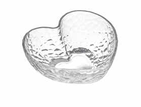 Salaterka serce 15x5,3 cm ALTOMDESIGN