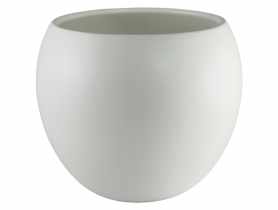 Osłonka doniczkowa Kula 510 - 14 cm Vanilia mat CERMAX