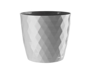 Zdjęcie: Doniczka Cristal 12 cm szara VERDENIA