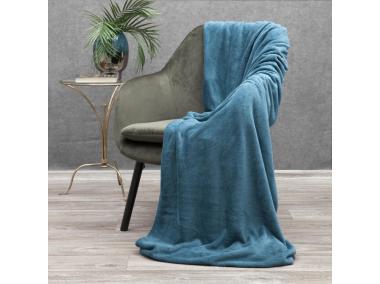 Zdjęcie: Koc Simple 150x200 cm niebieski EUROFIRANY