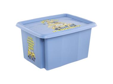 Zdjęcie: Skrzynka obrotowa z pokrywą Karolina Minions happiness 15 L KEEEPER