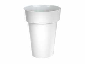 Doniczka Lofly Slim Basic biały 20 cm PROSPERPLAST