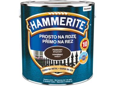 Zdjęcie: Farba antykorozyjna Prosto na rdzę piaskowy brązowy 2,5 L HAMMERITE