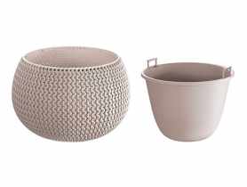 Doniczka Splofy Bowl mocca 37 cm PROSPERPLAST
