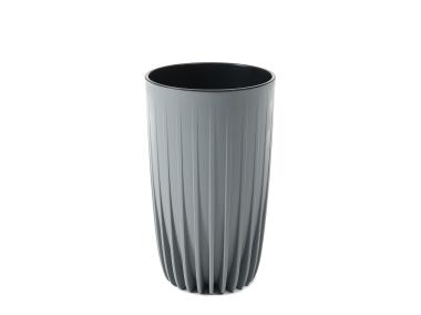 Zdjęcie: Donica wysoka Mira 250 mm szary LAMELA