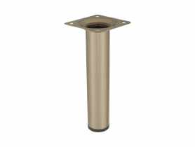 Noga meblowa okrągła 15 cm inox METRO