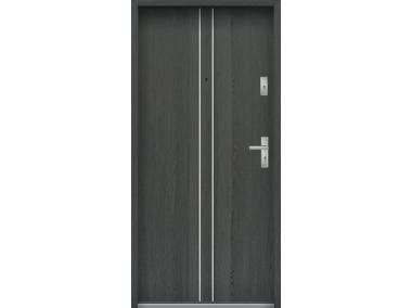 Zdjęcie: Drzwi wejściowe do mieszkań Bastion A-38 Grafit 80 cm (NW) lewe ODP KR CENTER