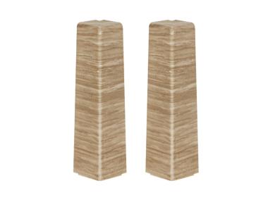 Zdjęcie: Zakończenia do listwy przypodłogowej Masterline narożnik zew. 1 kpl. 2 szt. Copper wood Mat CEZAR