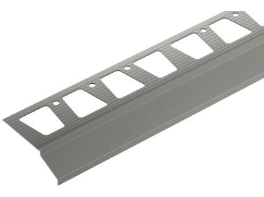 Zdjęcie: Profil do glazury okap balkonowy 32,2x101,8 mm - 2 m szary 7037 CEZAR
