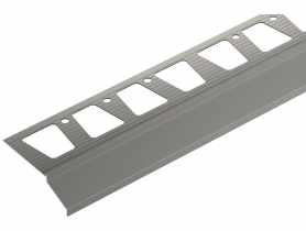 Profil do glazury okap balkonowy 32,2x101,8 mm - 2 m szary 7037 CEZAR