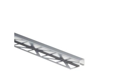 Zdjęcie: Profil do glazury krawędziowy kwadratowy 9x10 mm - 2,5 m srebrny CEZAR