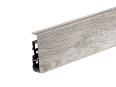 Zdjęcie: Listwa przypodłogowa PVC Hi Line Prestige 2,2x7,5 cm 2,50 m Dąb Masala Mat CEZAR