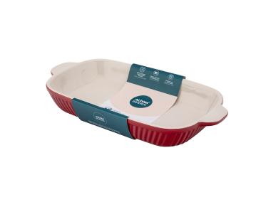 Zdjęcie: Naczynie do zapiekania ceramiczne Red Chilli czerwone 36,5 cm ALTOM DESIGN