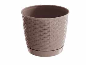 Doniczka Ratolla mocca 14,5 cm PROSPERPLAST