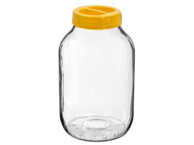 Zdjęcie: Słoik 4L z plastikową zakrętką BROWIN