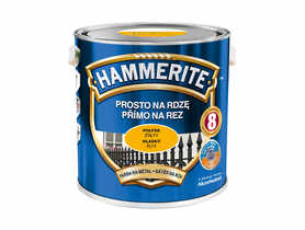 Farba do metalu 2,5 L żółty połysk HAMMERITE
